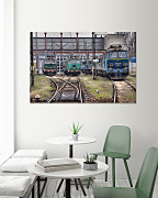 Obraz Vlaky na železnici 1538